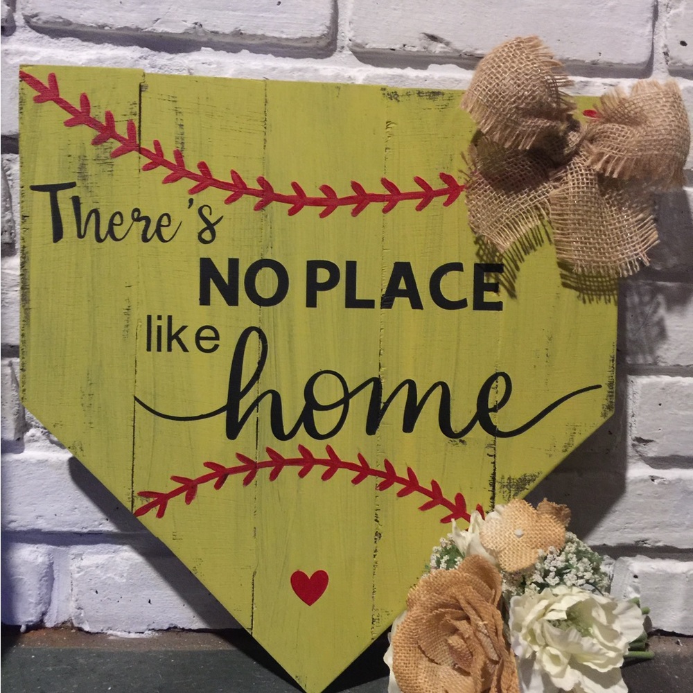 Rustic Yellow Home Wall Decor Sign